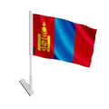 Miniatyrbild 1 av 3: Självhäftande flagga Mongoliet – 14 x 21 cm – Mjuk polyester – Lätt att klistra – 5 stycken – Pixelforma