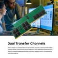 Miniatyrbild 3 av 3: TRANSCEND 8GB JM DDR5 5600 SO-