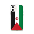 Miniatyrbild 1 av 2: Telefonfodral - PIXELFORMA - iPhone 12 - Mjukt - Stötdämpande - Flagga Västra Sahara