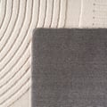 Miniatyrbild 3 av 4: Teppe - AYYILDIZ - Boho Skandinavisk - Färg kräm - 3D-effekt - Tvättbar, mikrofiber 12mm