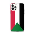 Miniatyrbild 1 av 2: Mobilskal – Sudanflagga – Kompatibel med iPhone 12 Pro Max – Mjuk Fodral – Stöttålig och Slitstark – Silikon – Pixelforma