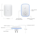 Miniatyrbild 5 av 6: Wi-Fi Förlängare - UBIQUITI NETWORKS - U6-Förlängare - 4800 Mbit/s - Färg Vit