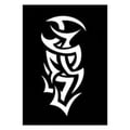 Miniatyrbild 2 av 2: Pochoarer - KI-SIGN - Tribal 2 - 7X10 cm - Svart - Perfekta datum