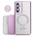 Miniatyrbild 2 av 5: Coque - Samsung - Galaxy A56 - Lila - Strass - MagSafe - Resistenta