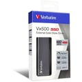 Miniatyrbild 2 av 4: Extern SSD - VERBATIM - VX500 - 480 Go - Grå