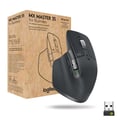 Miniatyrbild 1 av 6: Mus - Logitech - MX Master 3S - Bluetooth - Ergonomisk - 7 knappar - Grafit
