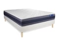 Miniatyrbild 3 av 6: Madrass- och boxspringset 140x220 cm - Actimemo Morpho - Vit boxspringkit