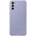Miniatyrbild 2 av 2: Siliconfodral för smartphone - SAMSUNG - S21 Plus - Lila - Mjuk skydd - Silikon - Bakfodral