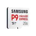 Miniatyrbild 2 av 2: MicroSDXC Express-minneskort - Samsung - 256 Go - P9 Express - 800 Mo/s - Klass 10 - Antimagnetisk - Vattentålig