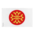 Miniatyrbild 1 av 3: Heralts flagga – 128 x 192 cm – Hållbar polyester – 2 öglor i metall – för inomhus-/utomhusbruk – Pixelforma