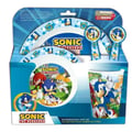 Miniatyrbild 1 av 2: Lunchställ i plast porslin glasbestick Sonic The Hedgehog