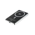Miniatyrbild 1 av 2: ER POWER Qi2 Dual PowerBank 5000mAh med USB-C - Rymdgrå