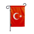 Miniatyrbild 1 av 3: Trädgårdsflagga från Turkiet – 32 x 47,5 cm – Hållbar polyester – Horisontellt format – Utomhus – Pixelforma