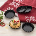 Miniatyrbillede 2 af 6: Metal tarteletforme - ORION - 11 cm - Non-stick - Sæt af 6 - Bølgekanter - Tåler op til 200°C