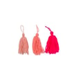 Miniatyrbild 2 av 2: MégaCréa DIY - Pompon houppe i ull Camaieu rosa 8cm 3 stycken