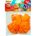 Miniatyrbild 2 av 2: Graine Créative - Orange uppblåsbara ballonger 10 stycken