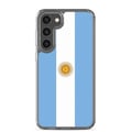 Miniatyrbild 1 av 2: Telefonskal – Argentinsk flagga – Kompatibel med Samsung Galaxy S23 Ultra – Mjuk fodral – Slitstark och stötbeständig – Pixelforma