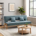 Miniatyrbild 3 av 3: Fällbar Clic-Clac Soffa - Maui Blå