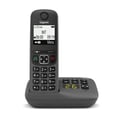 Miniatyrbillede 1 af 2: Gigaset AS490A Trådløs DECT Telefon Sort med Besvaringsanlæg og Opkaldsidentifikation