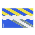Miniatyrbild 1 av 3: Aisne Flagga – 120 x 180 cm – Hållbar Polyester – 2 Metallytel – För Inomhus / Utomhus – Pixelforma