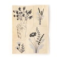 Miniatyrbild 5 av 6: Broderikit för kläder natur