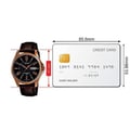 Miniatyrbillede 6 af 6: Ur - CASIO - MTP-1384L-1AVDF - Brun læder - Vandtæt 100m - Analog visning
