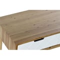 Miniatyrbild 4 av 4: Modern soffbord - Märke - 105 cm - Massivt trä - 2 praktiska lådor