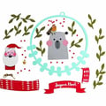 Miniatyrbild 1 av 2: MégaCréa DIY - Julkranskit att montera med skumformer 20 cm