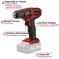Miniatyrbillede 3 af 4: Einhell Trådløs Boremaskine Skruemaskine TC-CD 18/35 Li - Solo PXC (18V, Moment 35) Leveres uden batteri eller oplader