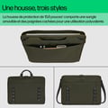 Miniatyrbillede 2 af 6: Laptop-sleeve - HP - Modulær - 15,6 tommer - Grøn farve - Blandet