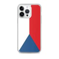 Miniatyrbild 1 av 2: Telefonskal – Tjeckiens flagga – Kompatibel med iPhone 14 Pro Max – Mjukt fodral – Stötsäkert och slitstarkt – Pixelforma