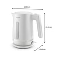 Miniatyrbillede 4 af 6: Bouilloire Philips HD9411/00 1,7L Hvid Serie 3000