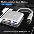 Pikkukuva 3 / 4: USB C - HDMI - SSS - Co320 - 4K - USB 3.0 - USB C - Lataus