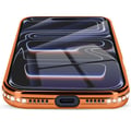 Miniatyrbild 5 av 6: Skal för iPhone 17 Pro - AVIZAR - MagSafe - Orange - Strasserad - Mjuk