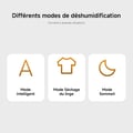 Miniatyrbillede 5 af 6: XIAOMI Smart Affugter Lite - Affugter - Stort 3L reservoir - Høj kapacitet på 13L/dag - Intelligent tilslutning