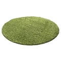 Miniatyrbild 1 av 5: Ayyildiz - Tapis Shaggy hög lugg unik färg GRÖN - (160x160 cm rund)