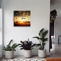 Miniatyrbild 4 av 4: Legendarte - Väggklocka Sunset Between Boats cm. 30x30