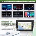 Miniatyrbild 2 av 6: AWESAFE Bilradio Android 13 2Go+64Go för Megane 2 (2003-2009) 7 '' Touchscreen Carplay Android Auto Bluetooth WiFi RDS