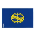 Miniatyrbild 1 av 3: Flagga av Kungariket Brasilien – 128 x 192 cm – Motståndskraftig Polyester – 2 Metallöglor – Inomhus / Utomhus – Pixelforma