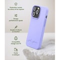 Miniatyrbild 3 av 4: Coque - Just Green - iPhone 13 Pro - Biologiskt nedbrytbar - Smidig - Lavendel