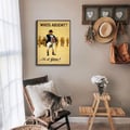 Miniatyrbild 4 av 4: Legendarte - Vintage War Propaganda Poster Who's Absent Is It You - Målning, Canvastavla cm. 50x70