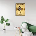 Miniatyrbild 3 av 4: Legendarte - Vintage War Propaganda Poster Who's Absent Is It You - Målning, Canvastavla cm. 50x70