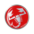 Miniatyrbild 1 av 4: 3D-dekal - Abarth - Scorpion - Röd - Diameter 44 mm - Officiell produkt