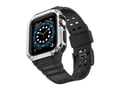Miniatyrbild 1 av 2: Armband för Apple Watch 42/44/45mm i hel TPU Ultimate Svart