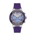 Miniatyrbild 1 av 2: Damklocka - Guess - W0772L5 - Kvarts - 39 mm - Silver - Silikon
