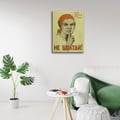 Miniatyrbild 3 av 4: Legendarte - Vintage krigspropagandaaffisch Håll käften! Fienden lyssnar på dig - målning, tryck på duk cm. 50x70