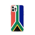 Miniatyrbild 1 av 2: Mobilskal – Sydafrikas flagga – Kompatibel med iPhone 12 Pro – Mjuk etui – Slitstark och stötabsorberande – Pixelforma