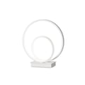 Miniatyrbild 1 av 2: Bordslampa - Swirl - Inbyggd LED - Vit - 3000K - Metall och plast