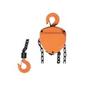Miniatyrbild 1 av 2: Lyft - HOIST 3M - 1000KG - Krokupphängning - Kapacitet 1000kg - Lyfthöjd 2,8m