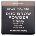 Miniatyrbild 2 av 3: Makeup Revolution - Duo Brow Powder - Ash Brown Bi-color